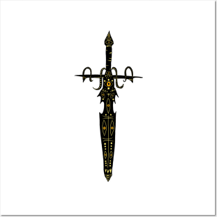 Magical DnD mimic sword Posters and Art